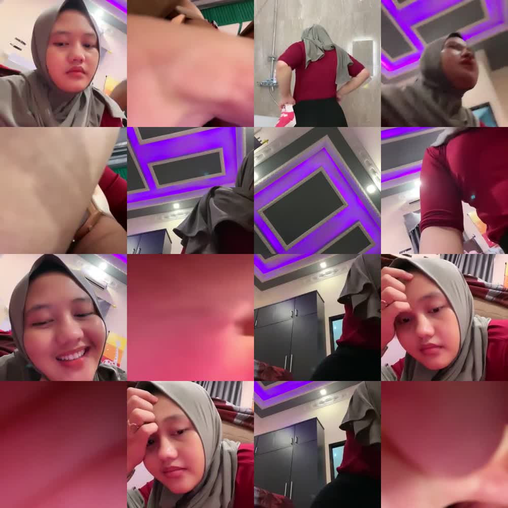 Mama muda Mango Live Jilbab Sepong